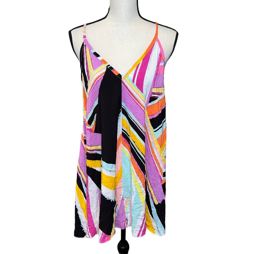 Free People Multicolor Stripe Slip Dress - Picture 6 of 11